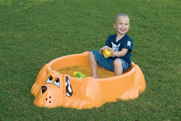 Детская пластиковая песочница мини-бассейн - Собачка  